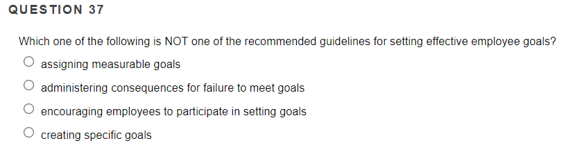 QUESTION 37 Which one of the following is NOT one