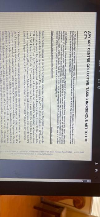 case study is apy art centre collective based