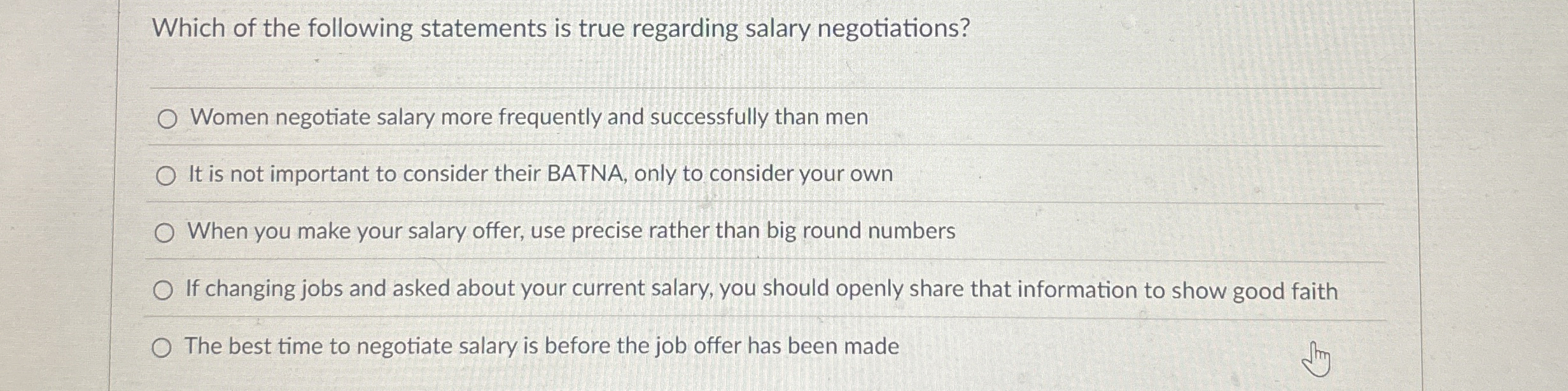 Which of the following statements is true