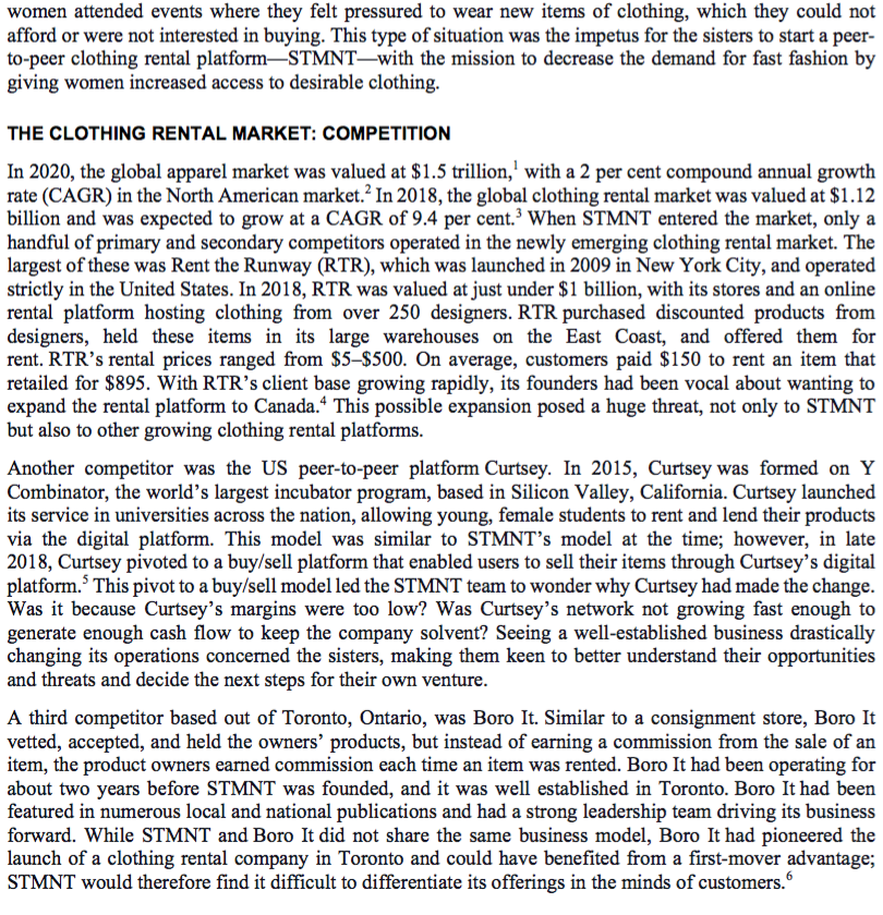 Which option (A, B or C) should the olson sisters