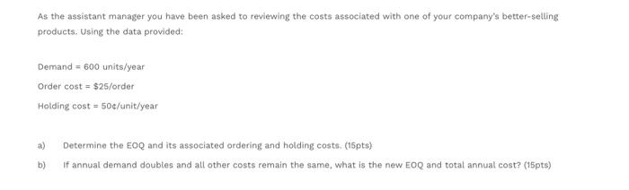 show all working please and step by step As the