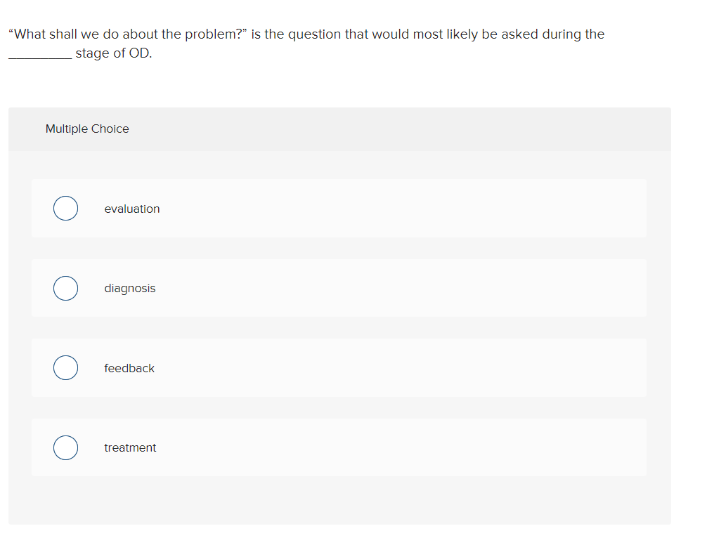 "What shall we do about the problem?" is the