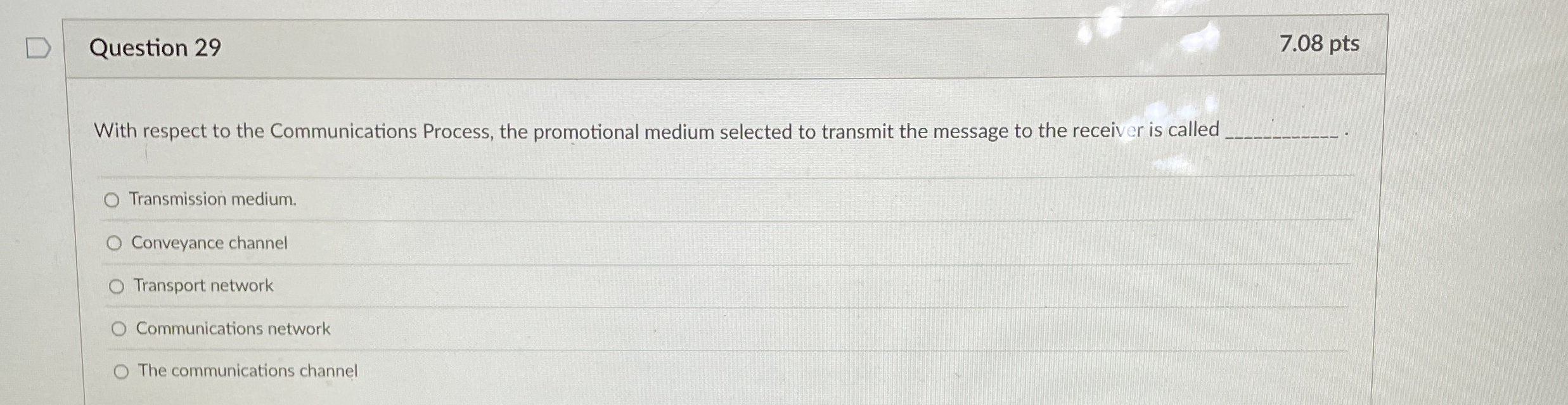 Question 2 9 7 . 0 8 pts With respect to the