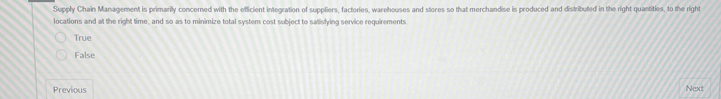 Supply Chain Management is primarily concerned