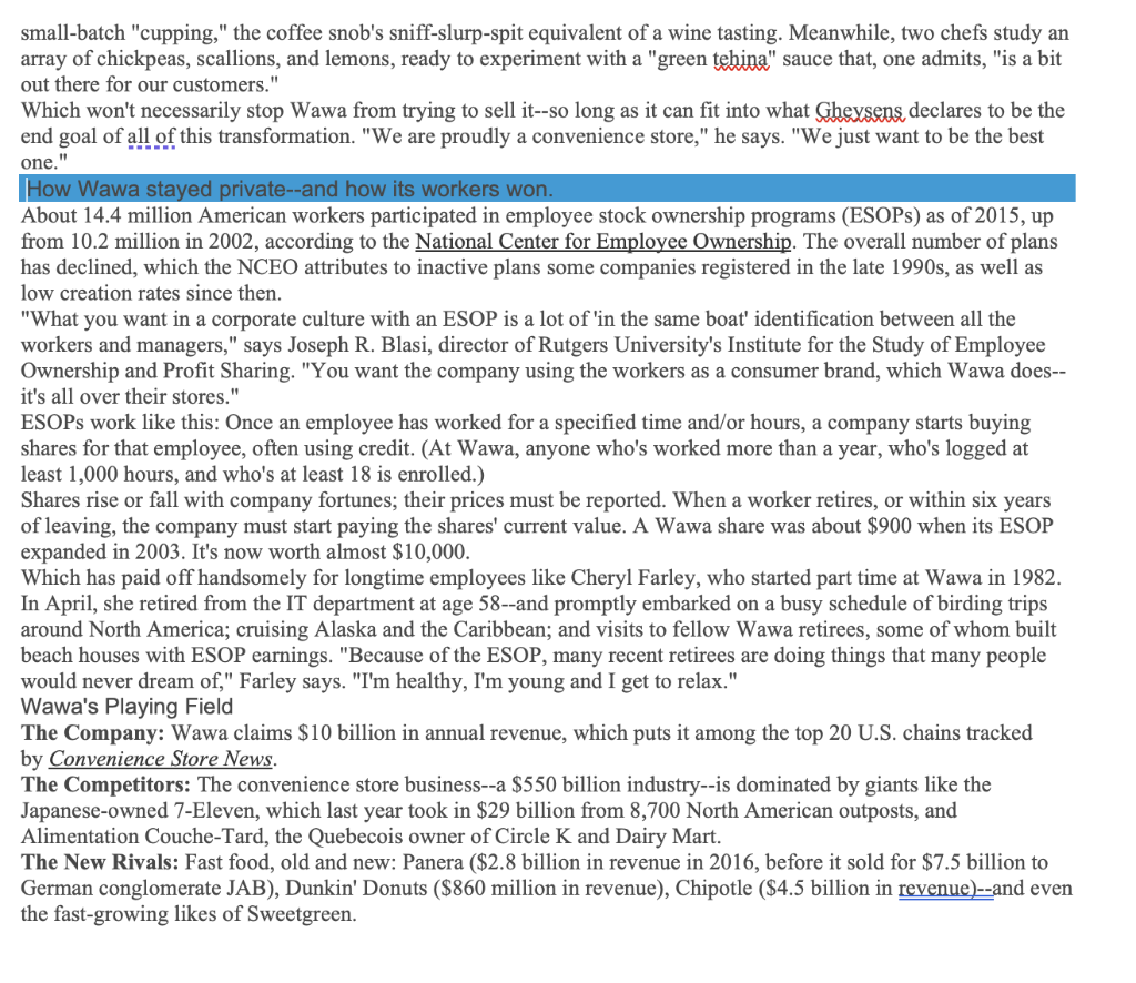 ). For this question, refer to the article The