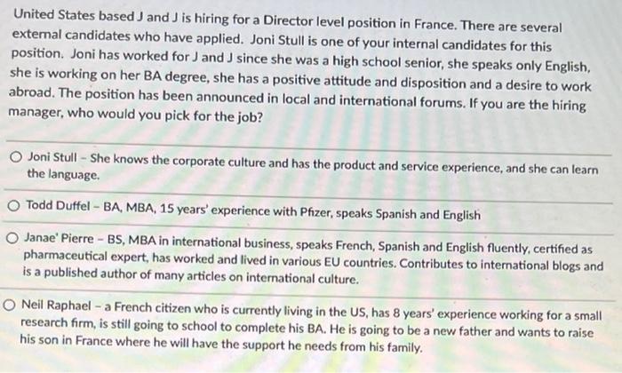 34 United States based J and J is hiring for a