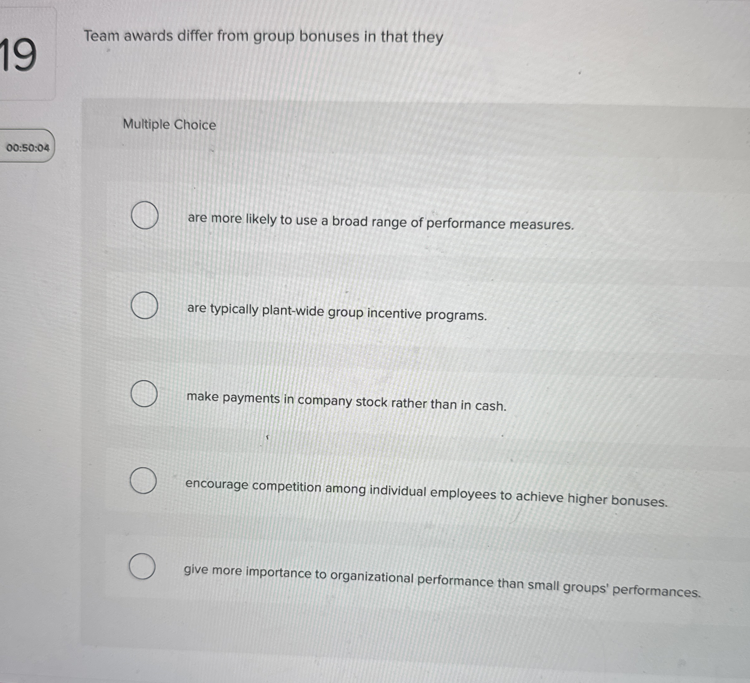 1 9 Team awards differ from group bonuses in that