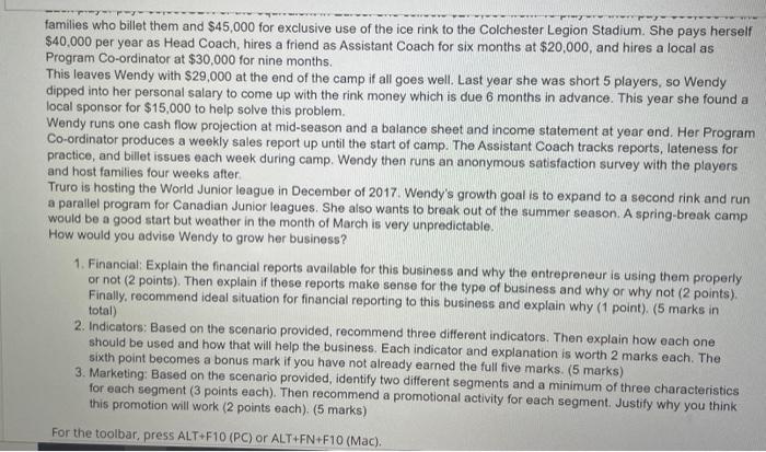 PART D: Scenario Question. There are three main