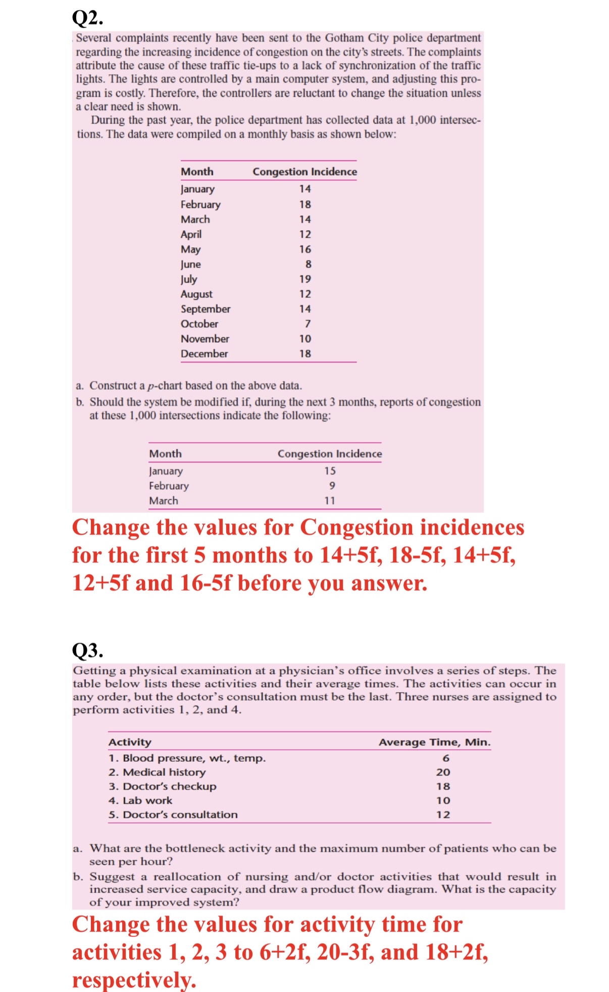 Q 2 . Several complaints recently have been sent