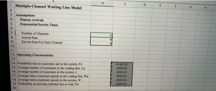 please share the formulas to be used in EXEL