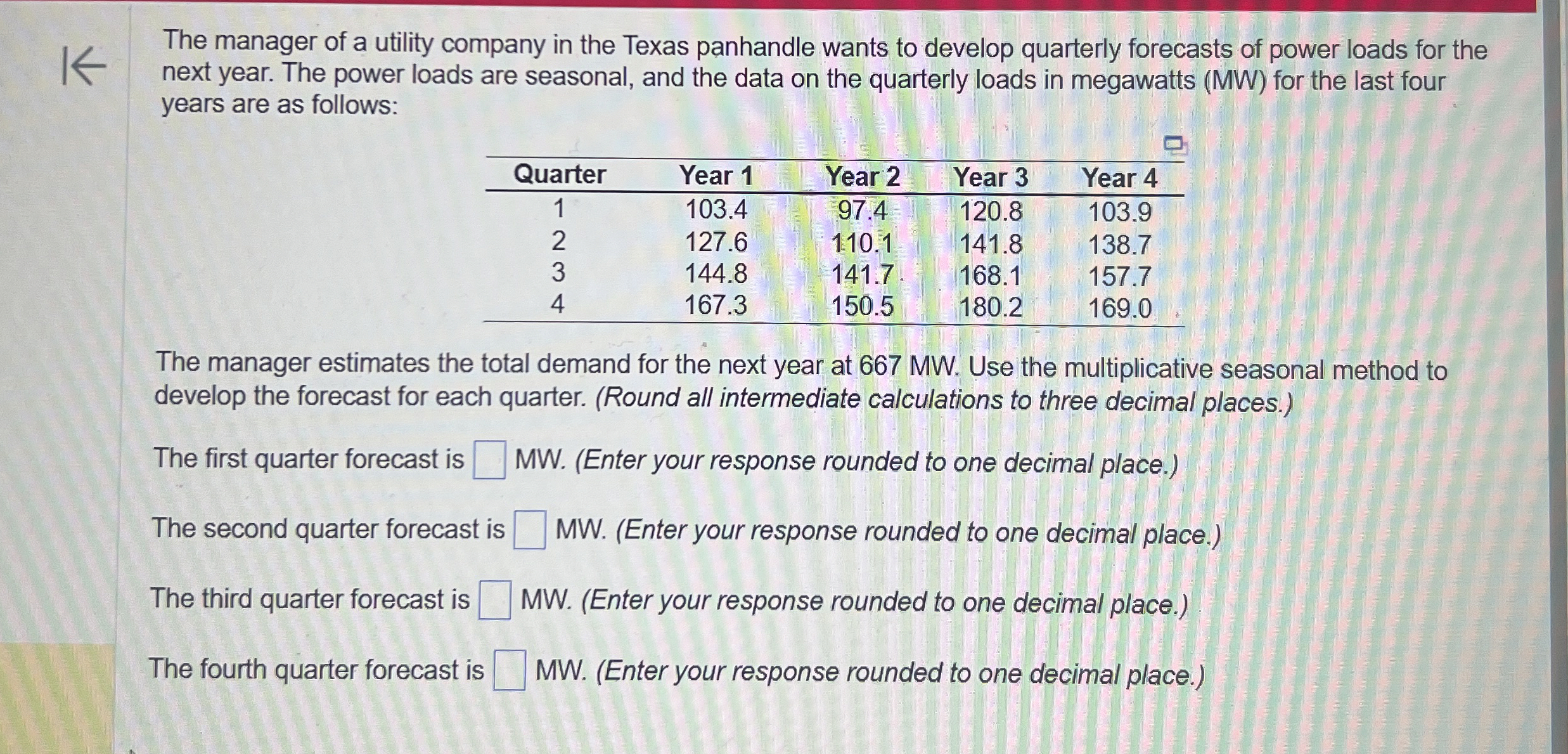 The manager of a utility company in the Texas