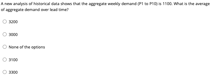 A company sells ten variants of a product. To