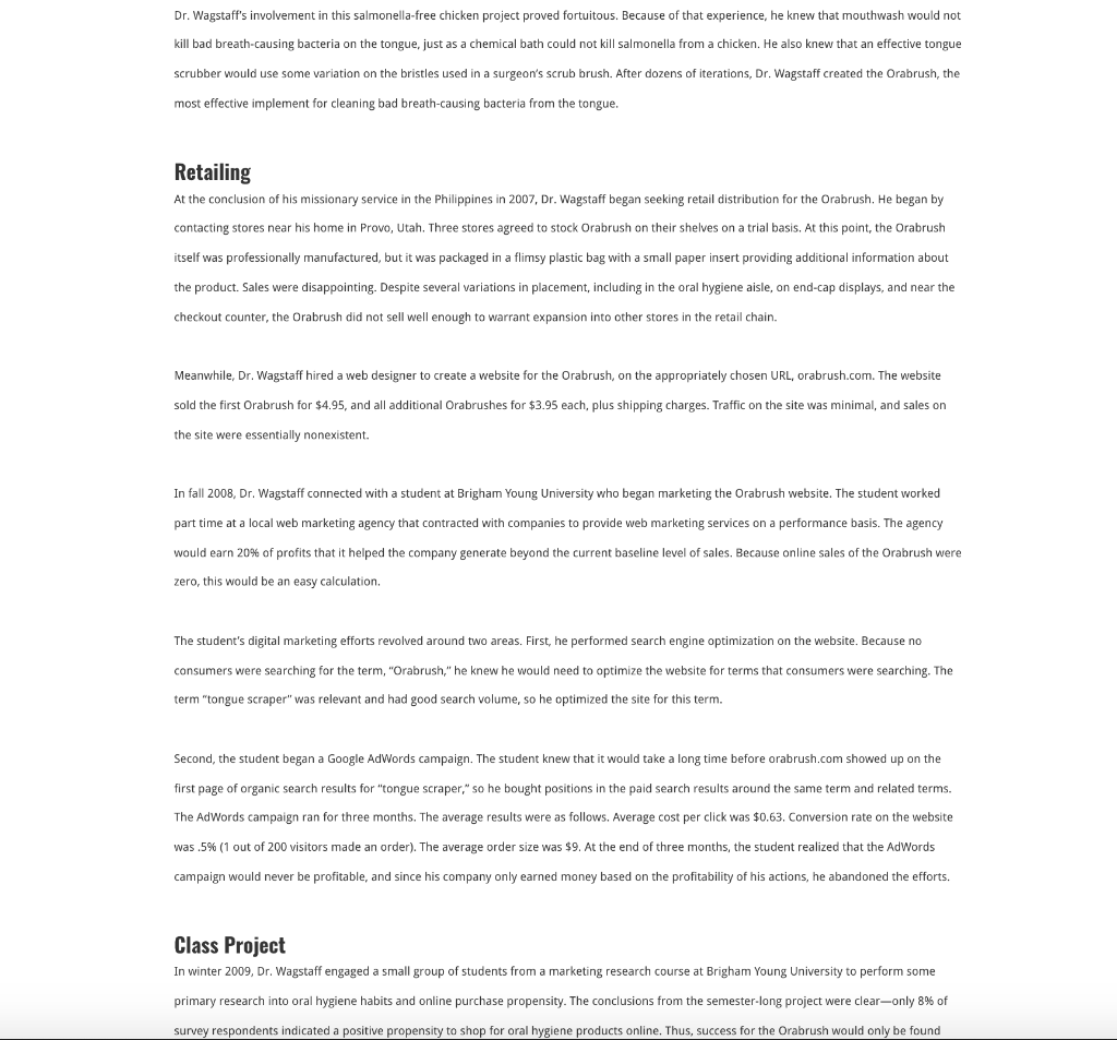 CASE STUDY QUESTIONS (PLEASE SHOW WORK) 1. In