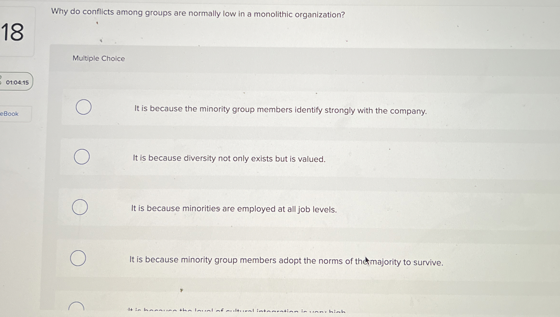 Why do conflicts among groups are normally low in