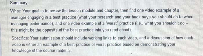 NEEDS A VIDEO EXAMPLE ALONG WITH YOUR ANSWER!!!