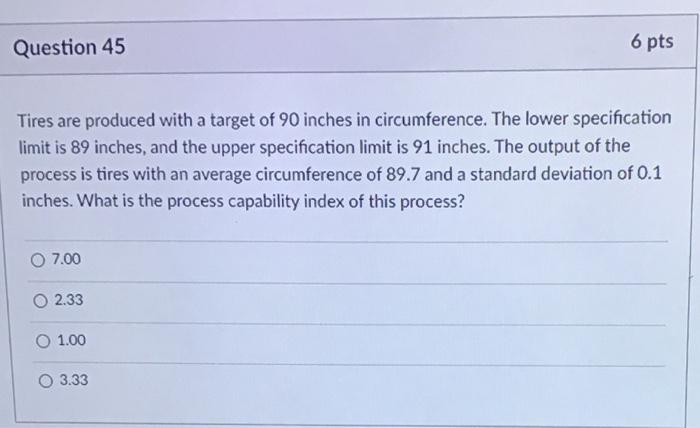 Question 44 6 pts Autoliv in Ogden, Utah creates