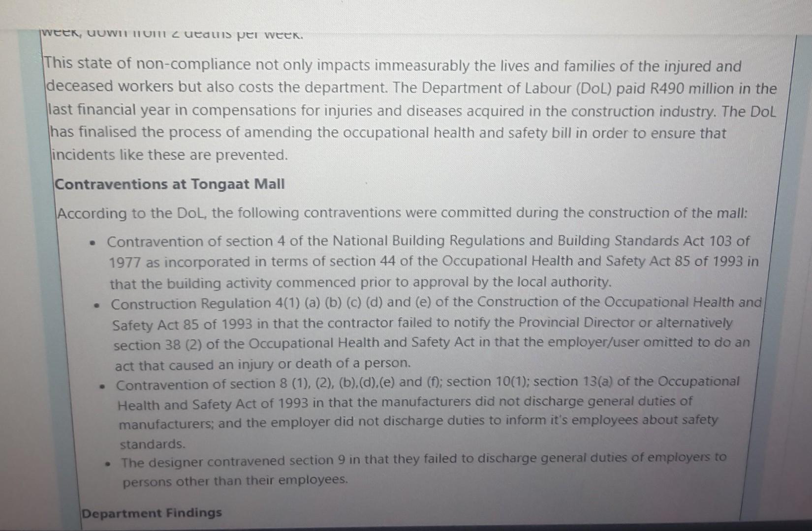 project management l read the case study and