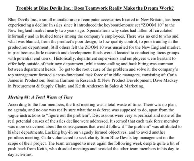 The task forces first meeting was described as a