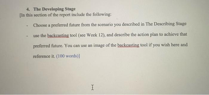 for this senrio example of the backstage 4. The