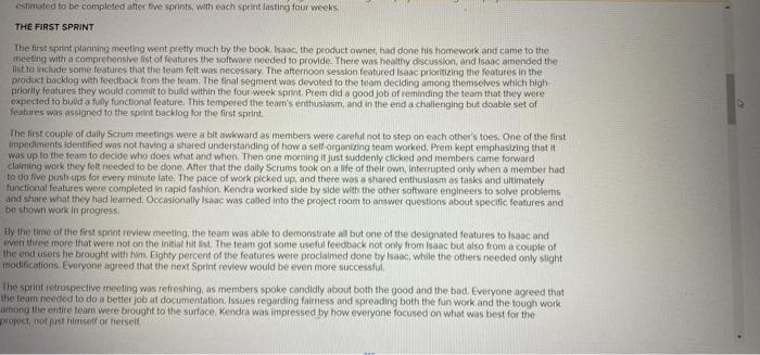 Case 15-1 (Static) Introducing Scrum at P2P PARTA