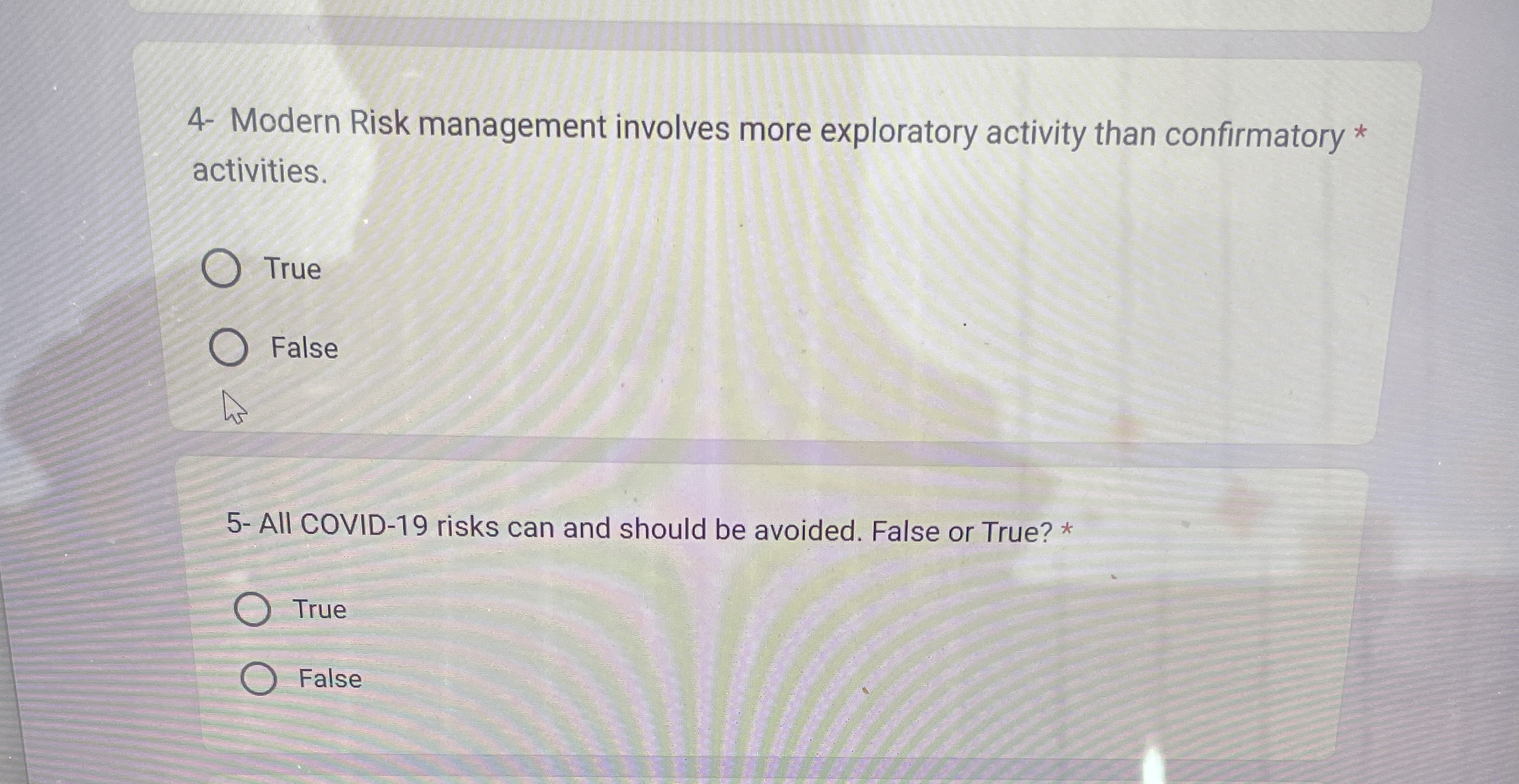 4 - Modern Risk management involves more