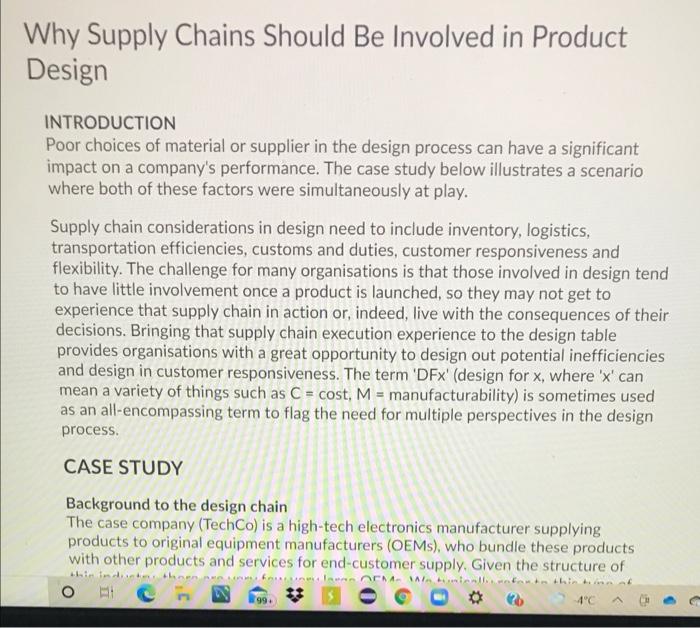Why Supply Chains Should Be Involved in Product