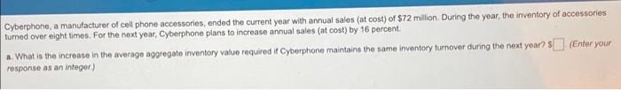 Cyberphone, a manufacturer of cell phone