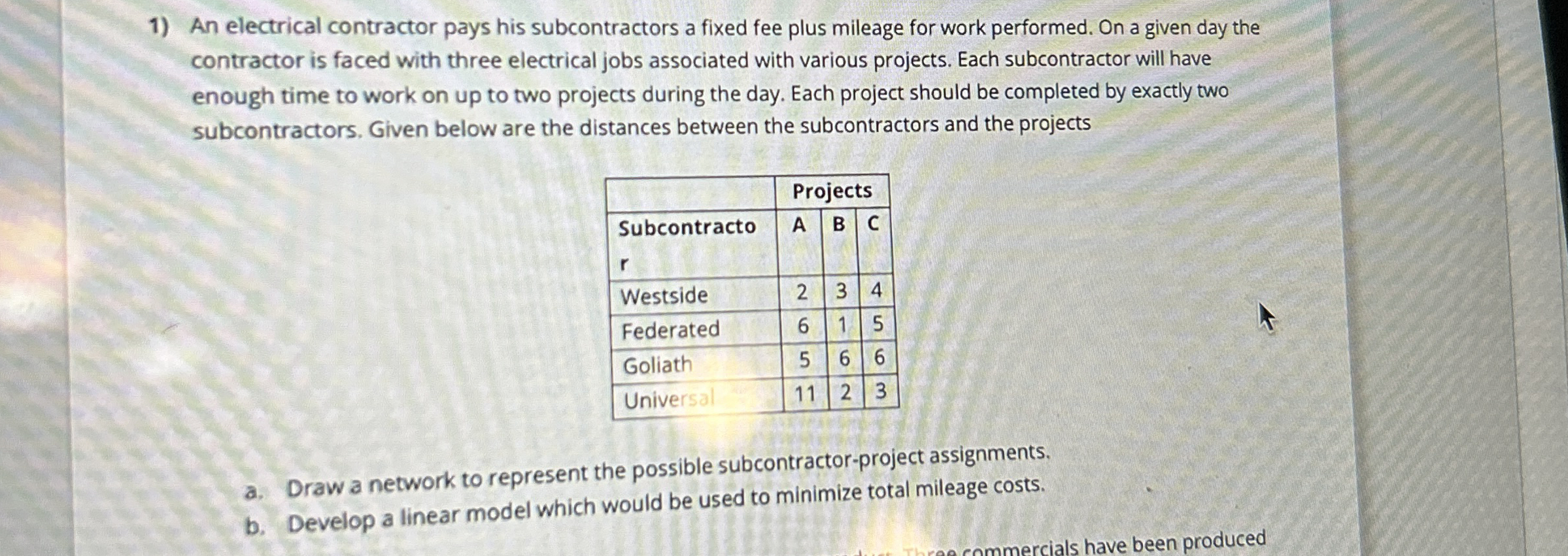 An electrical contractor pays his subcontractors