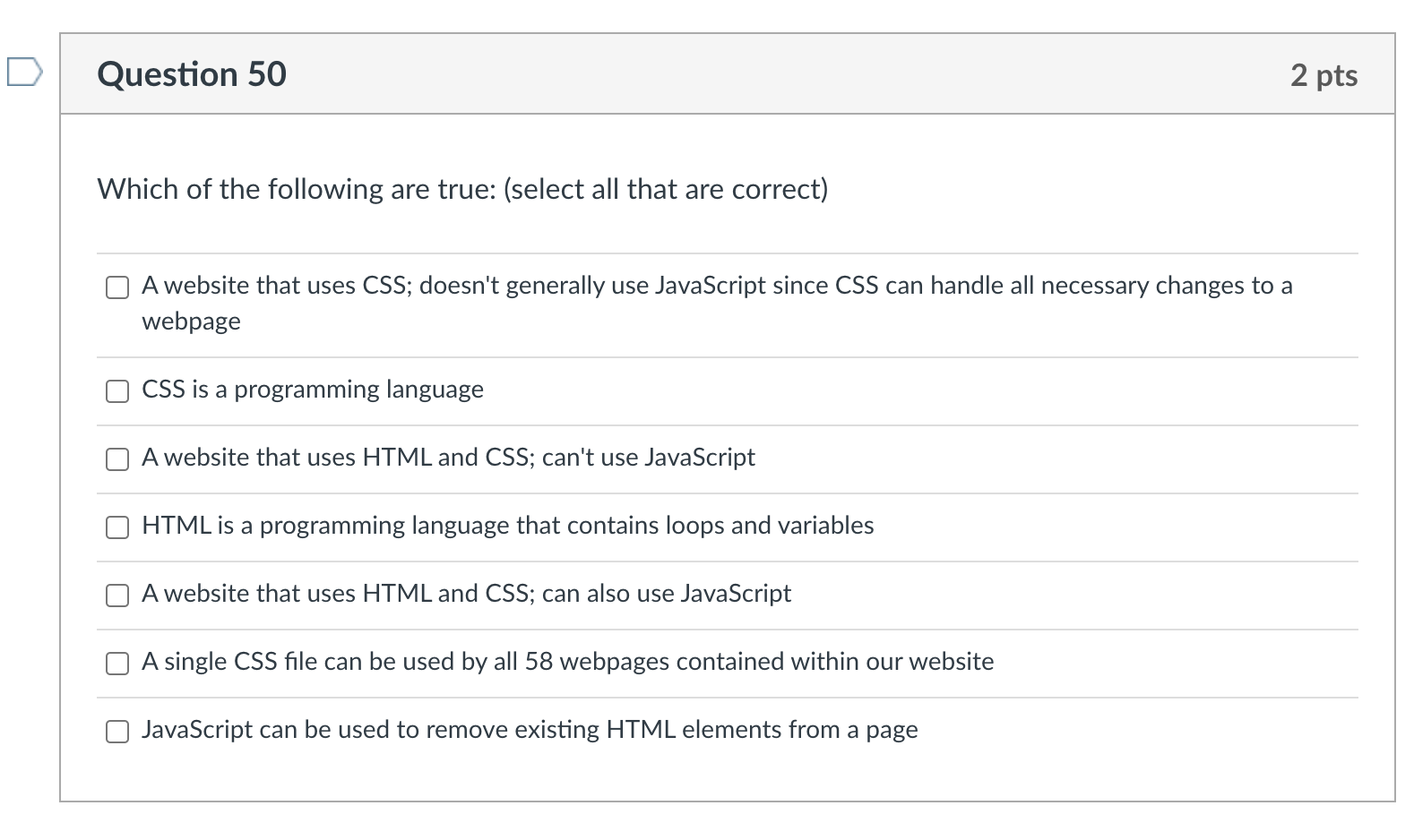 Question 33 2 pts A self-service data analytics