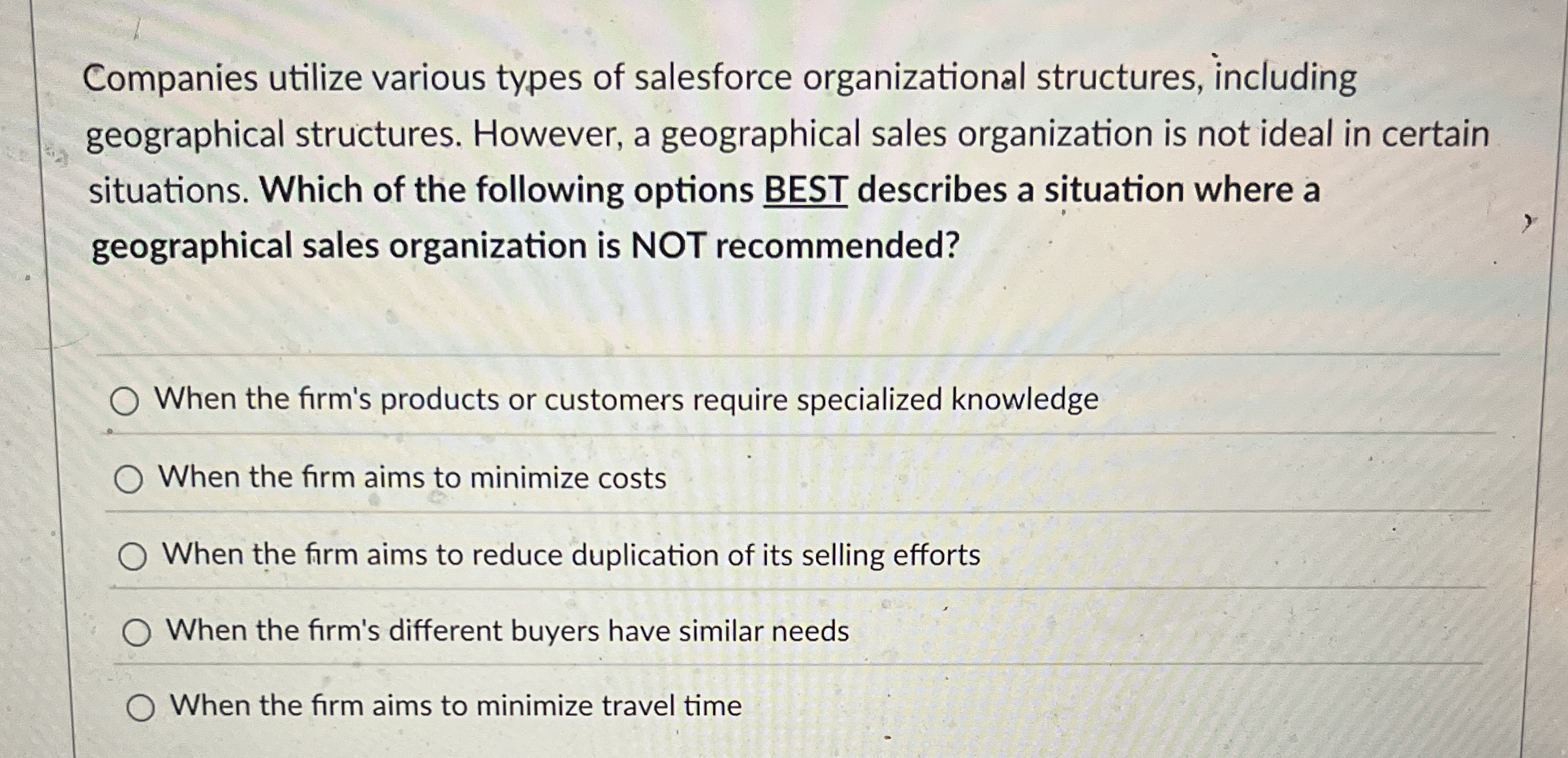 Companies utilize various types of salesforce