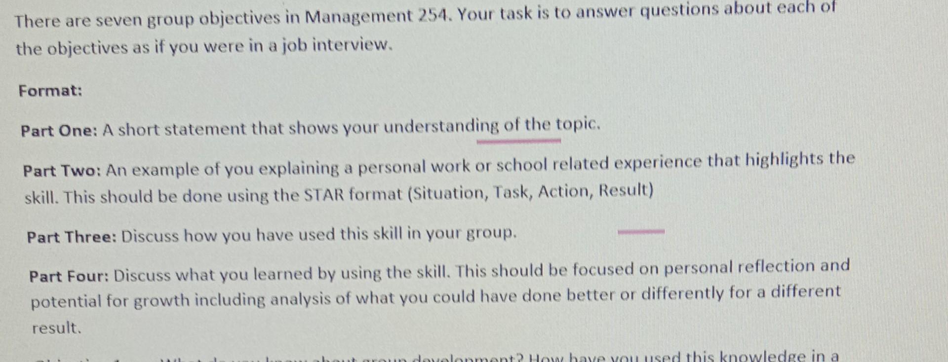 Objective 7 What do you feel are your greatest