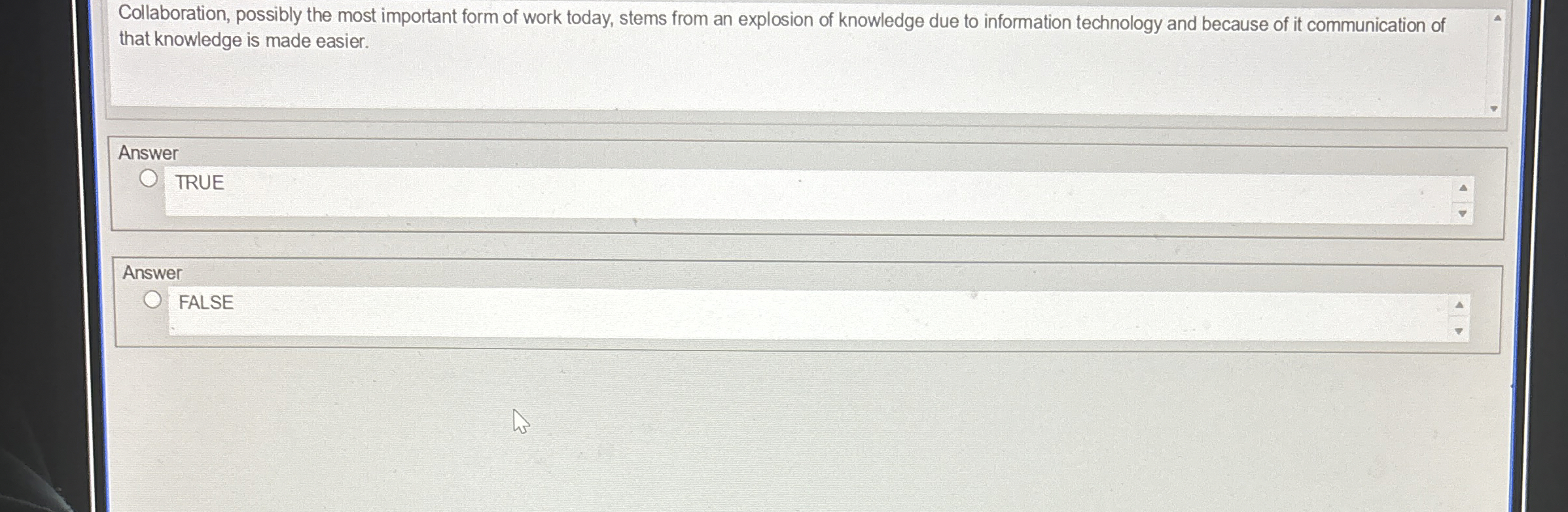 Collaboration, possibly the most important form