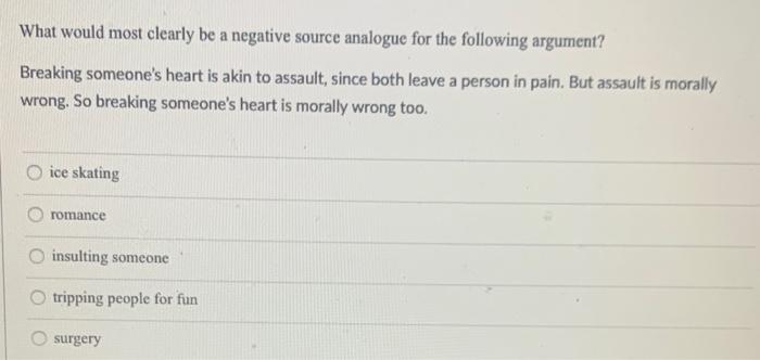 What would most clearly be a negative source