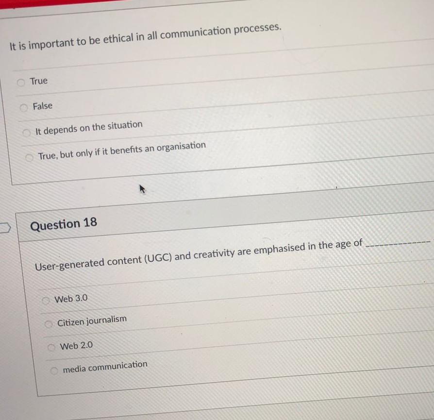 It is important to be ethical in all