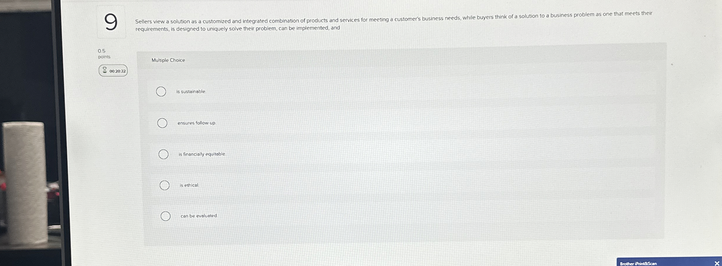 Sellers view a solution as a customized and