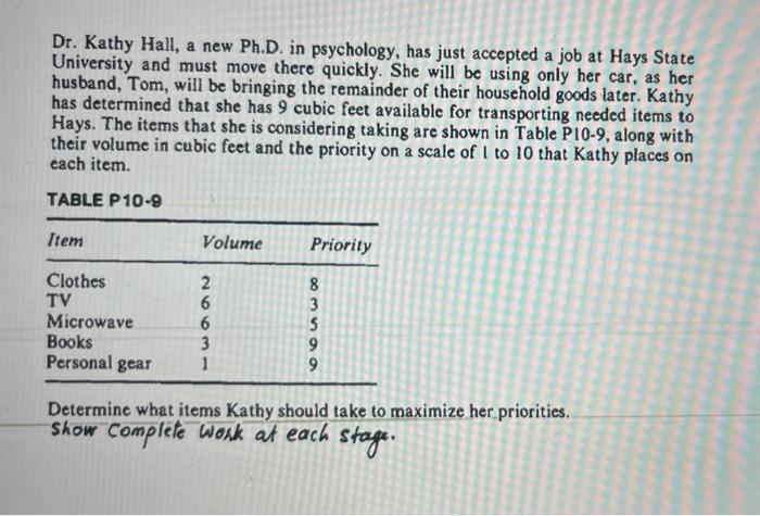 Please answer and explain the whole problem Dr.