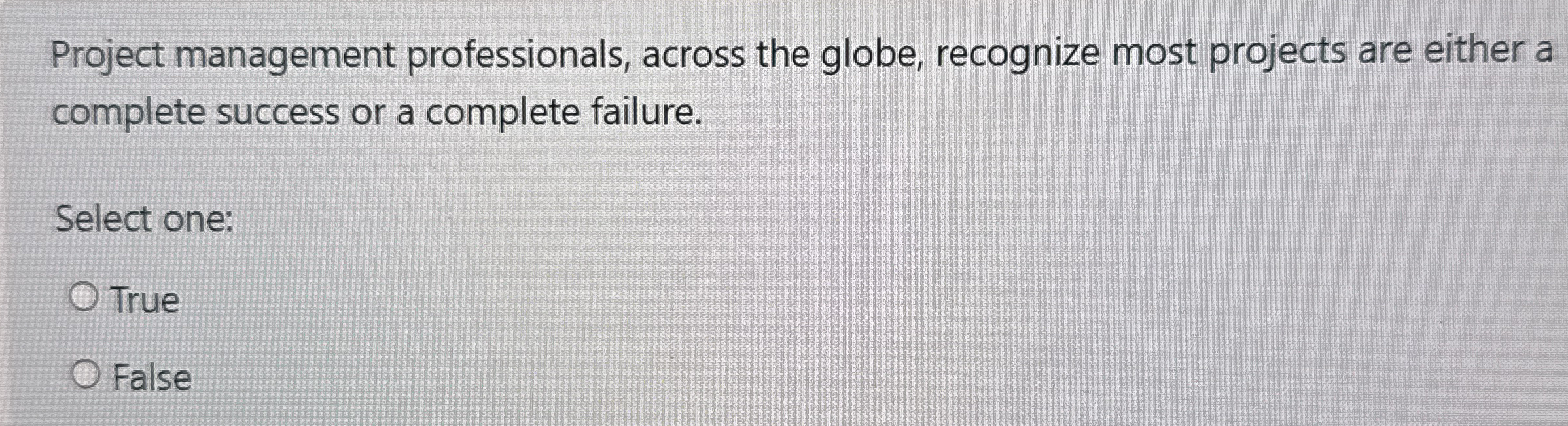 Project management professionals, across the