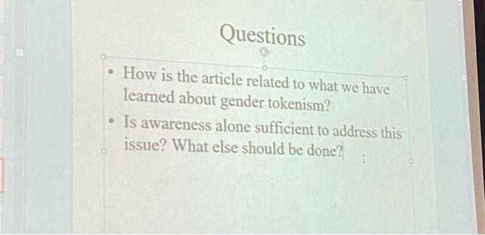 The response Less than a day after publishing her