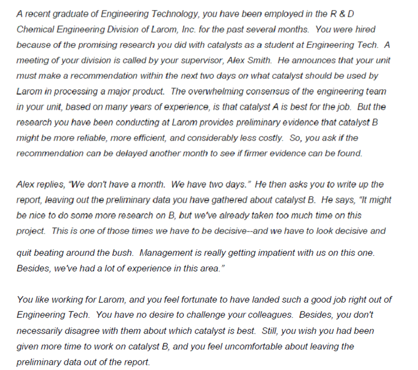 What should you do in this situation? (Note: