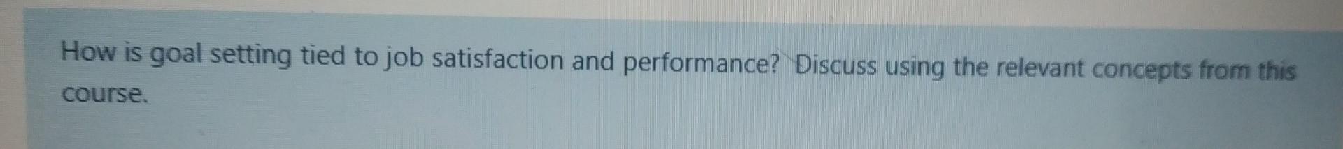 Answer should be 200-250 words How is goal