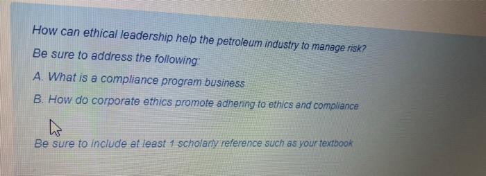 Philosophy How can ethical leadership help the