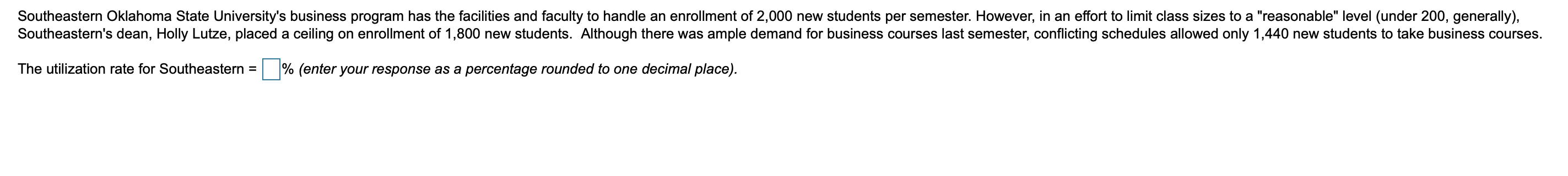 What are the utilization and efficiency of this