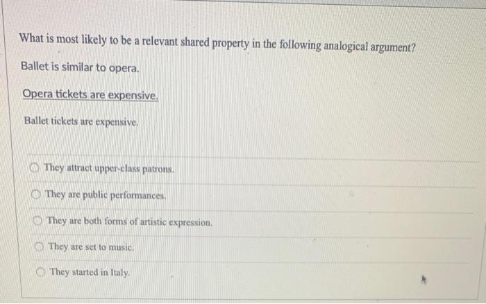 What is most likely to be a relevant shared