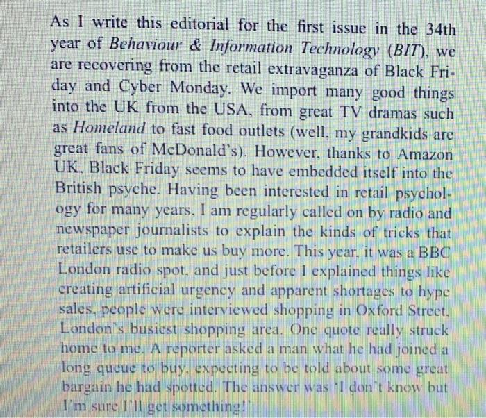 PLEASE UTILIZE THE FOLLOWING READING MATERIAL