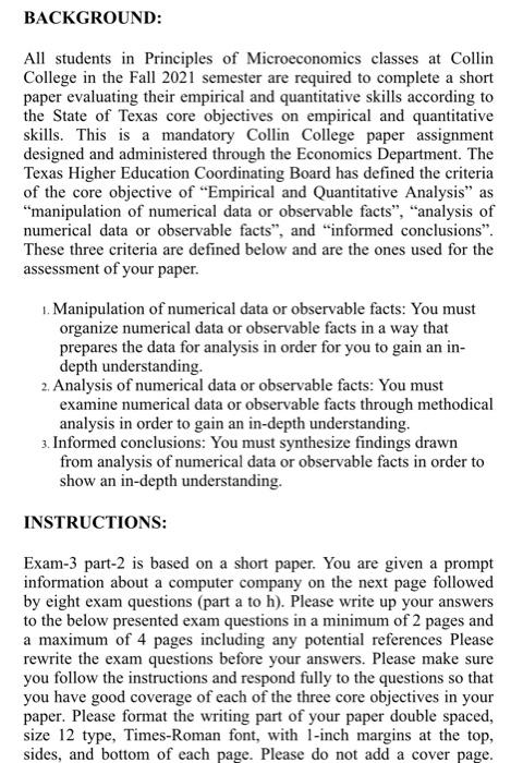 Write a couple of paragraphs answering the prompt