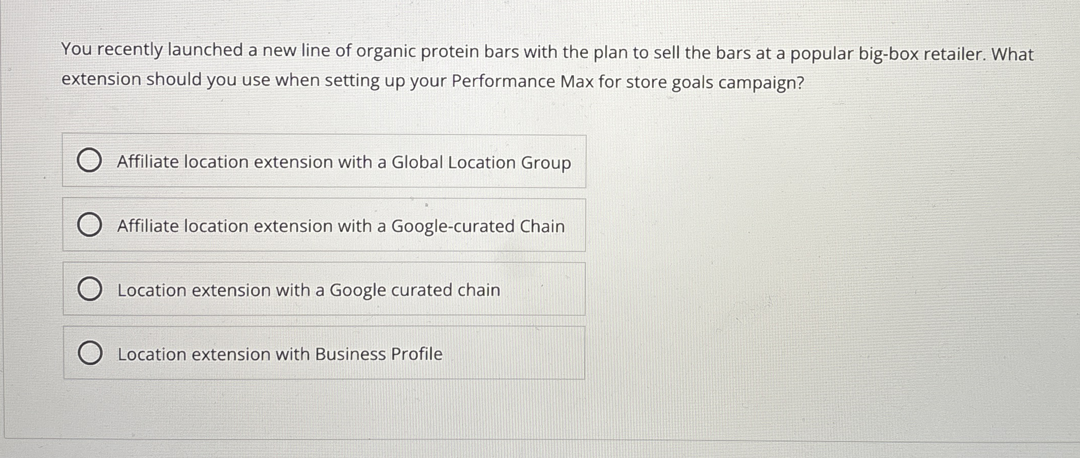 You recently launched a new line of organic