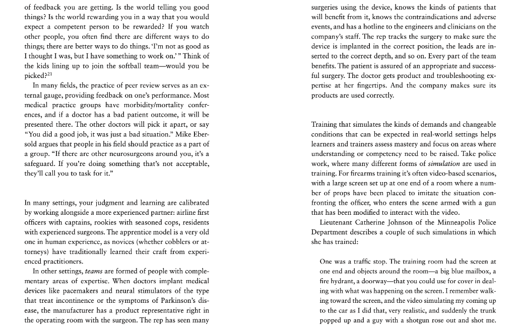 Please read the question Question: On pages 5 and