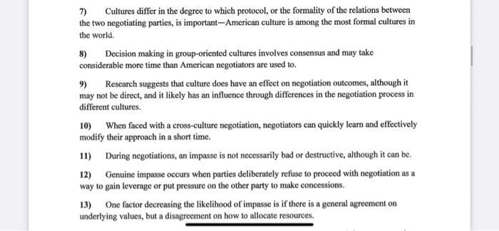 7) Cultures differ in the degree to which