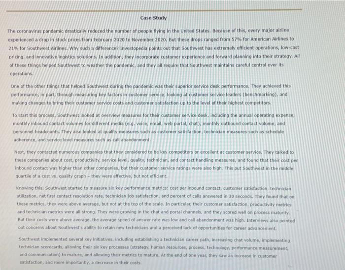case study Case Study The coronavirus pandemic