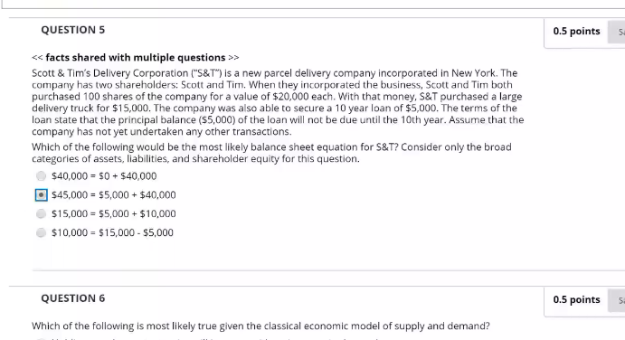 QUESTION 2 0.5 points Saved < < facts shared with